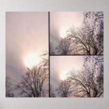 DE ZONSOPGANG VAN DE LENTE POSTER