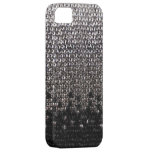 De zwarte en het Zilver schitteren Dekking Bling Case-Mate iPhone 5 Hoesje