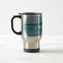 Décollage de kitesurf mugs à café