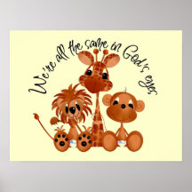 Décor animal de mur de bébé posters