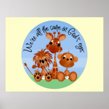 Décor animal de mur de bébé affiches