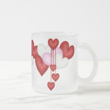 Décor de coeur mug