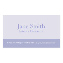 Décorateur professionnel élégant de design d'intér modèle de carte de visite