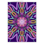 Decoratieve abstracte kaart in trendy kleuren