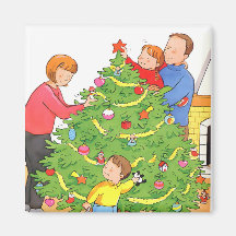 Décoration d'arbre de Noël Aimant Pour Réfrigérateur