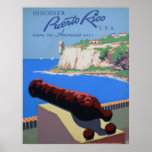 Découvrez Porto Rico - affiche de voyage