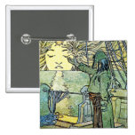 Déesse de Sun par Alphonse Mucha Pin's
