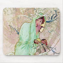 Déesse d'hiver tapis de souris