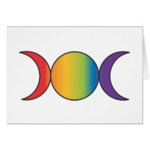 Déesse triple (arc-en-ciel) cartes