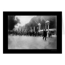 Défilé confédéré de vétérans à Washington, dc 1917 Cartes De Vœux