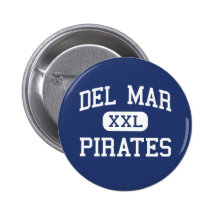 Del Mar pirate Tiburon moyen la Californie Badges
