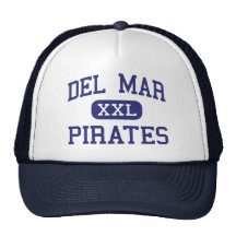 Del Mar pirate Tiburon moyen la Californie Casquettes De Camionneur