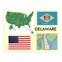 Delaware, de V.S. Wenskaart