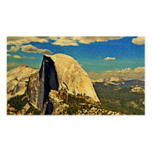 Demi de dôme de Yosemite Cartes De Visite Professionnelles