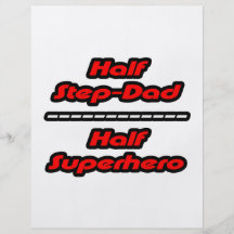 Demi de super héros de demi d'Étape-Papa Prospectus