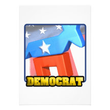 Democraat Custom Uitnodging
