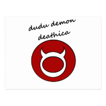 démon de dudu carte postale