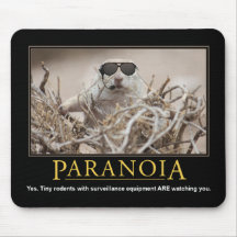 Demotivational Mousepad: Paranoia Muismat
