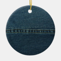 Denim bleu ornement de noël
