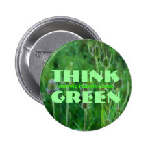 Denk Groene Knoop Speldbutton