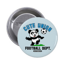 Département mignon du football des syndicats badge