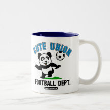 Département mignon du football des syndicats mugs