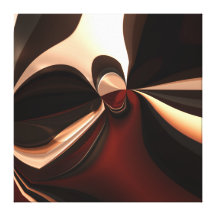 Dépendance brun chocolat d'art abstrait de toile impression sur toile