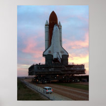 Déroulement de l'effort de navette spatiale (STS-6 Poster