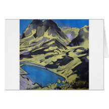 DES Alpes 7 de Paysage Cartes De Vœux