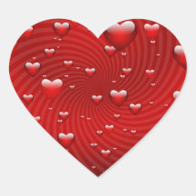 Des coeurs pour la Saint-Valentin- Adhésif