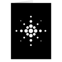 Des échantillons de milieux circles rayonnent rays carte de vœux