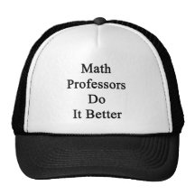 Des professeurs de maths il améliorent casquettes
