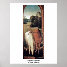 Description allégorique par Hans Memling Posters