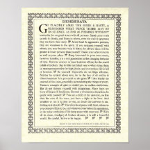 DESIDERATA gothiques Posters