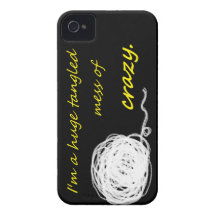 Désordre embrouillé de fou coque Case-Mate iPhone 4