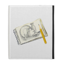 Dessin de protection de croquis coque folio iPad