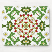 Dessin géométrique Mousepad de fraise Tapis De Souris