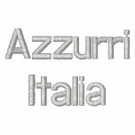 Dessus brodé par Calcio grunge d'Azzurri Italie Sweatshirt À Capuche Brodé