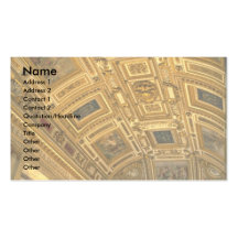 Détail de plafond, Vatican Cartes De Visite Personnelles