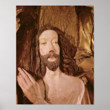 Détail du baptême du Christ Posters