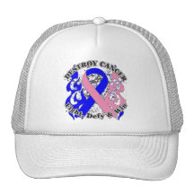 Détruisez le cancer du sein masculin casquettes