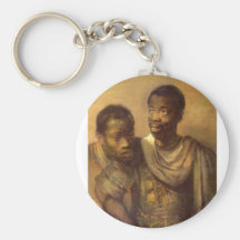 Deux jeunes Africains par Rembrandt Porte-clef