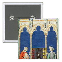 Deux joueurs de backgammon pin's avec agrafe