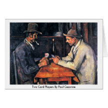 Deux joueurs de carte par Paul Cezanne