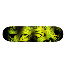 Deze het Stedelijke Skateboard van Voetafdrukken