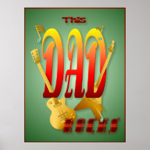 Deze Papa schommelt! Overhemd Poster