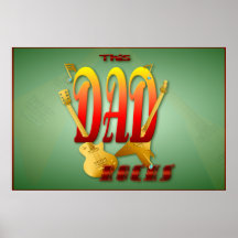 Deze Papa schommelt! yardsign Poster