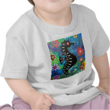 Dia de los Muertos Seahorse T-shirts