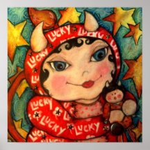 Diable chanceux de Lil Posters