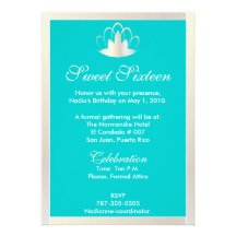 Diadème blanc Invitation-Cust. d'Aqua de sweet six
